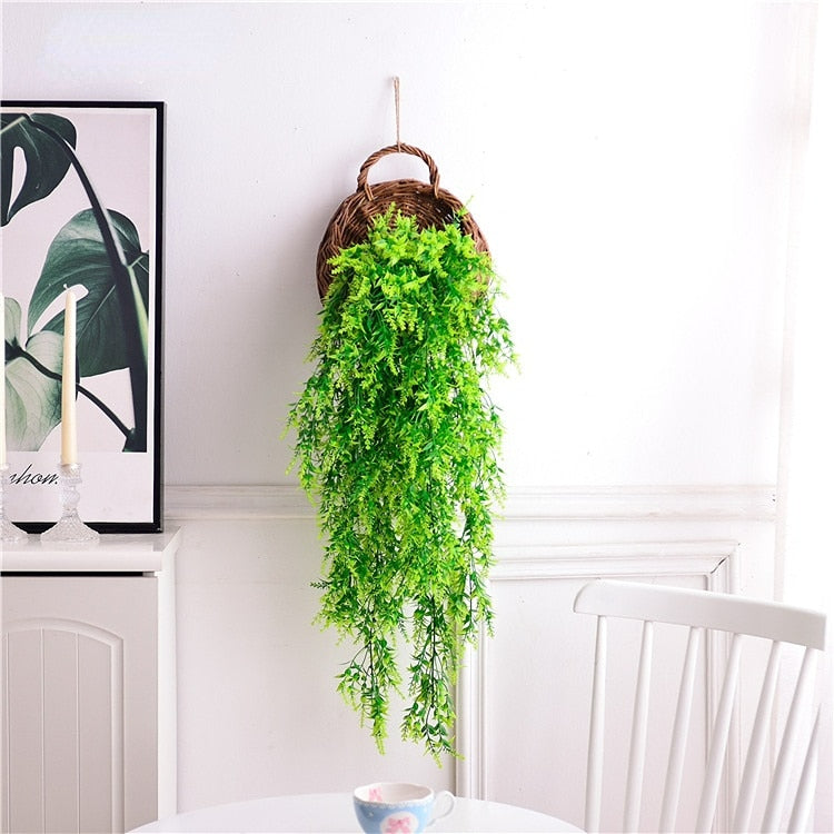 75cm Malt Grass Wall Hanging Artificial Flower Indoor and Outdoor Home Decoration Plant Artificial Flower Rattan