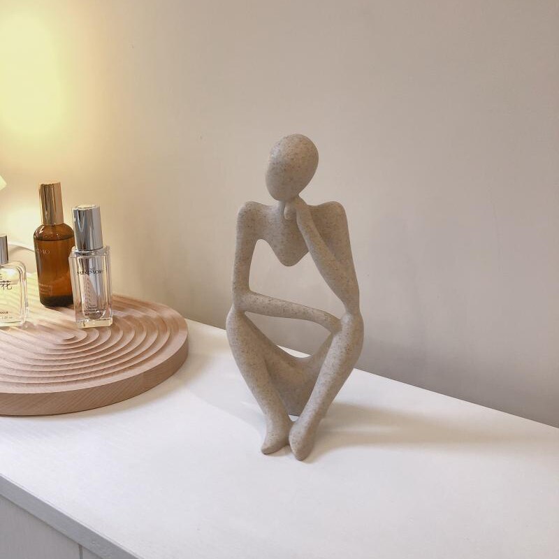Nordic entrance Portrait decoration Modern simple household decorations Luxury tray desktop storage ins